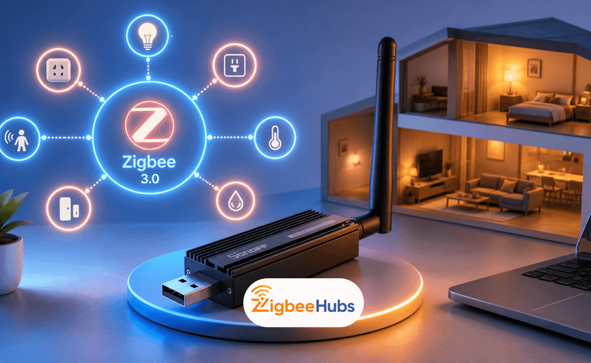 Tableau de bord centralisé avec hub Zigbee