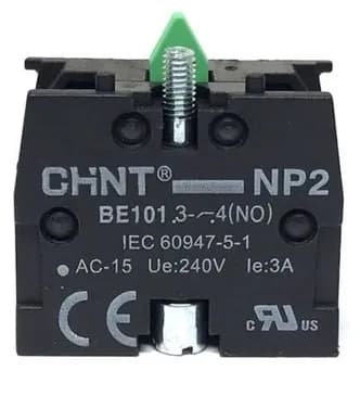 BE101 NP2 Bouton  Contacter  Normalement Ouvert