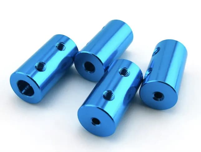  Coupleur  de moteur pas à pas 5x5x25mm  (Bleu)