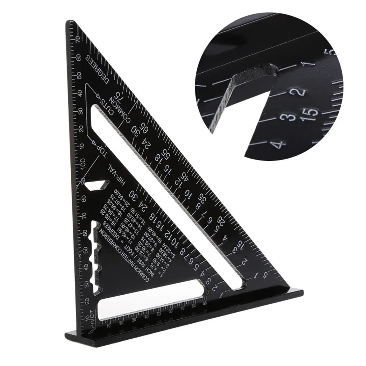 12Inch Aluminum Triangle Ruler