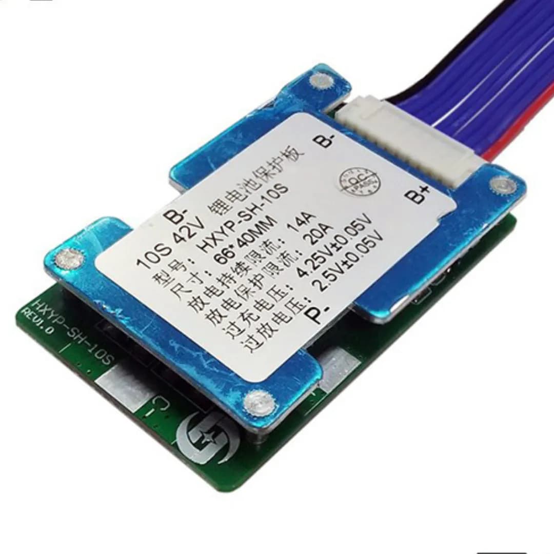 36V/42V 18A 10S-BMS لوح حماية الشاحن