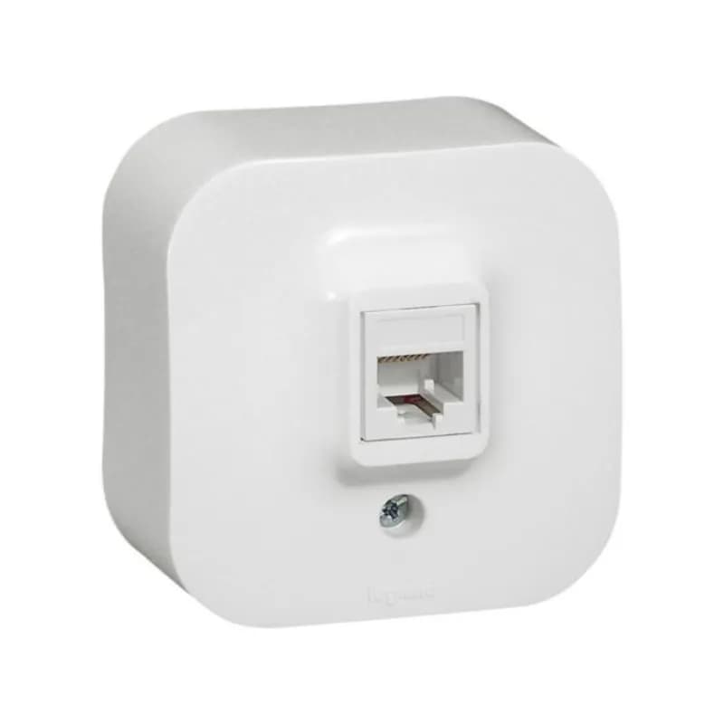 PRISE RJ45 CAT5E UTP BLANC