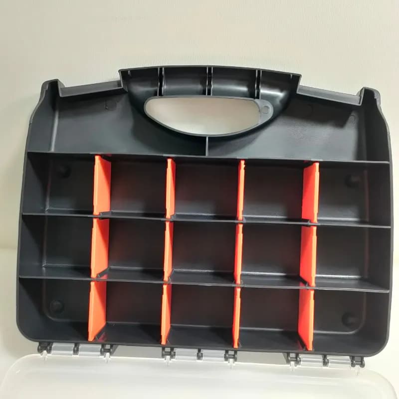 Caisse à outils en plastique – 16 compartiments – Lamboss