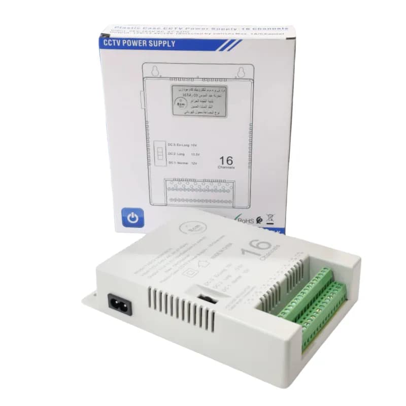 Alimentation CCTV 16 Canaux – ECM Tech YAS12180W16CH