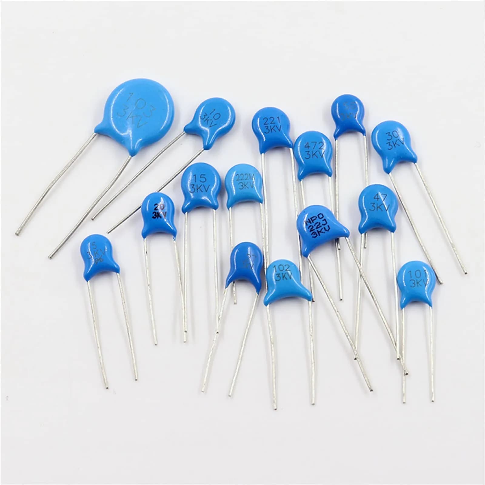 2KV Ceramic Capacitor Kit 100PCS=10Value*10pcs