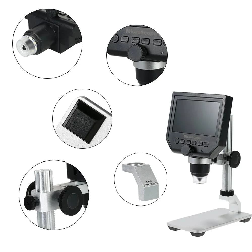 Digital  Microscope 1-1200X 12 MP 7inch HD LCD Display