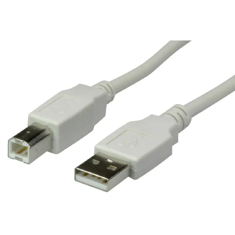 11.99.8841 - Câble, prise USB-A - prise USB-B, 4,5 m, USB 2.0, blanc