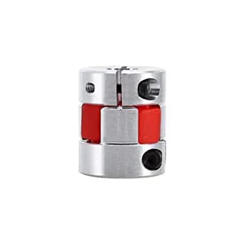 Coupleur d'arbre flexible en aluminium 8X8X25mm