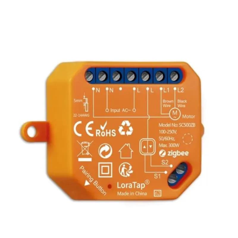 LoraTap SC500ZB-V4 – Module Zigbee 3.0 pour Volet Roulant Connecté