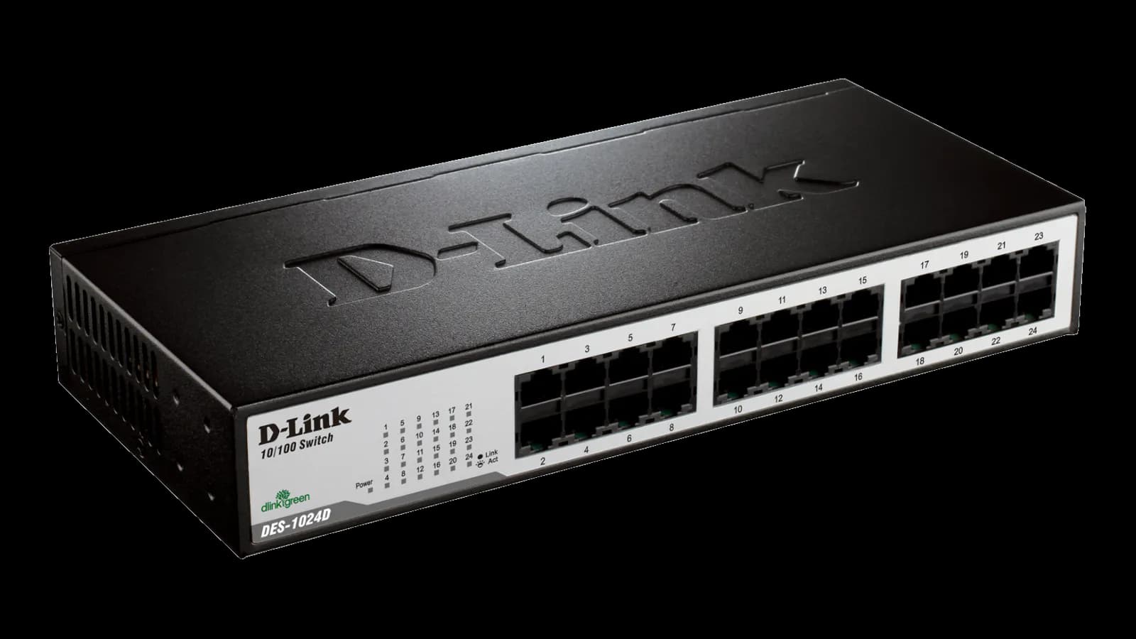 24-Port Fast Ethernet Desktop Switch DES-1024D