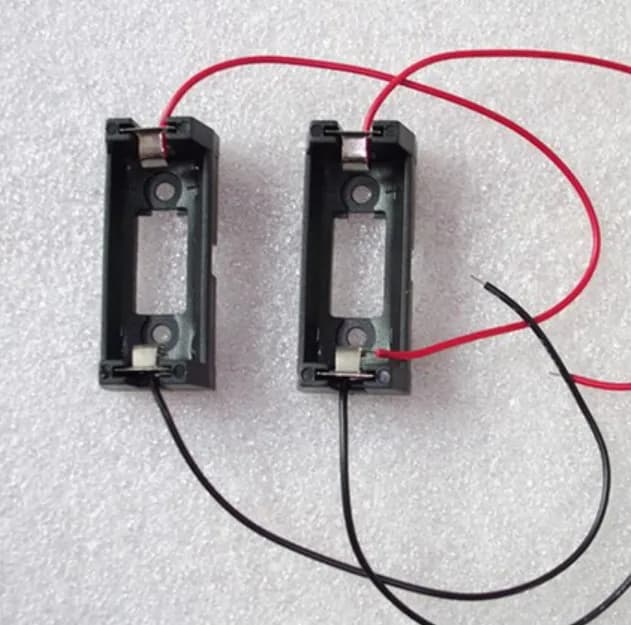CR123A CR123 16340 Lithium Battery Holder Box with 15cm wire