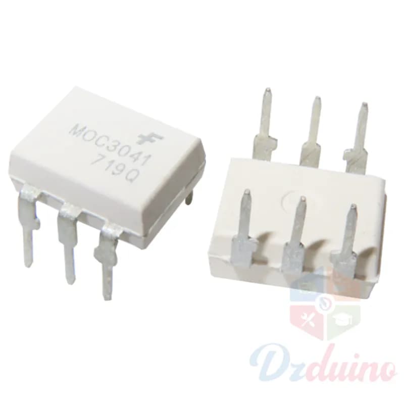 العازلات الضوئية MOC3041 DIP-6
