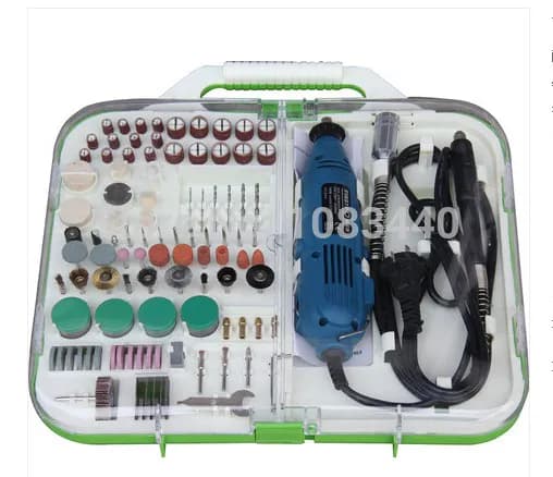 163 pcs outils Kit d'accessoires avec Mini Grinder 135 W