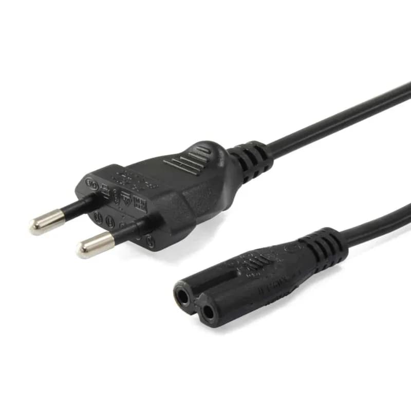 Power Cable 2-Pin EU Plug, 1.5m