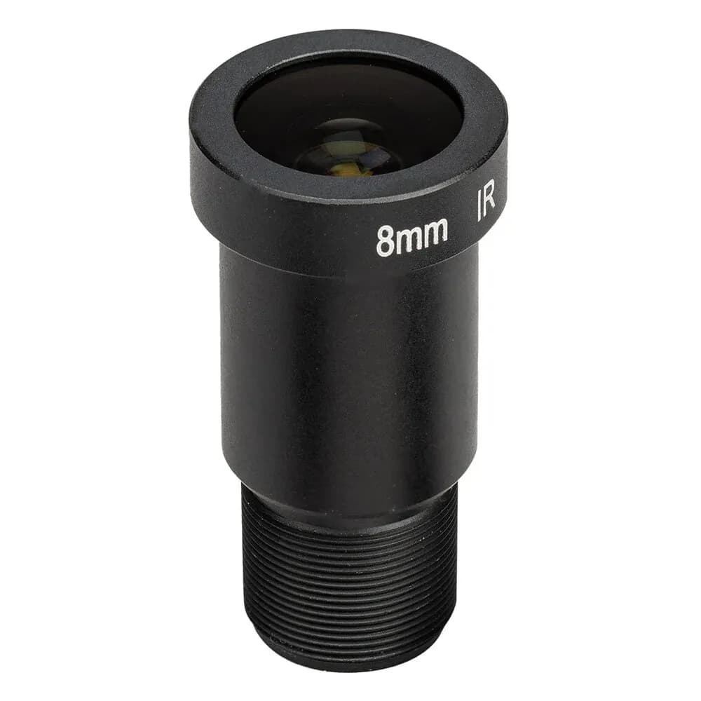 Objectif Portrait, 8 mm, 12 MP, pour Caméra Haute Qualité Raspberry Pi avec Monture M12, Ouverture F1.8