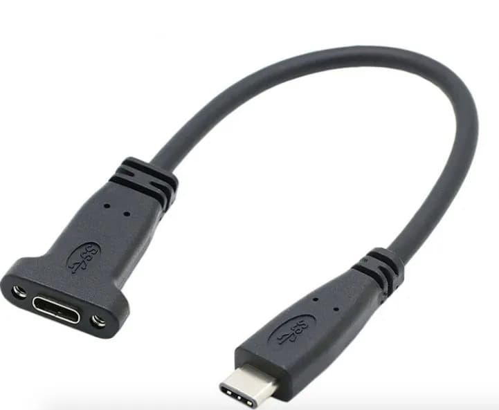 Extension cable male to female Type C