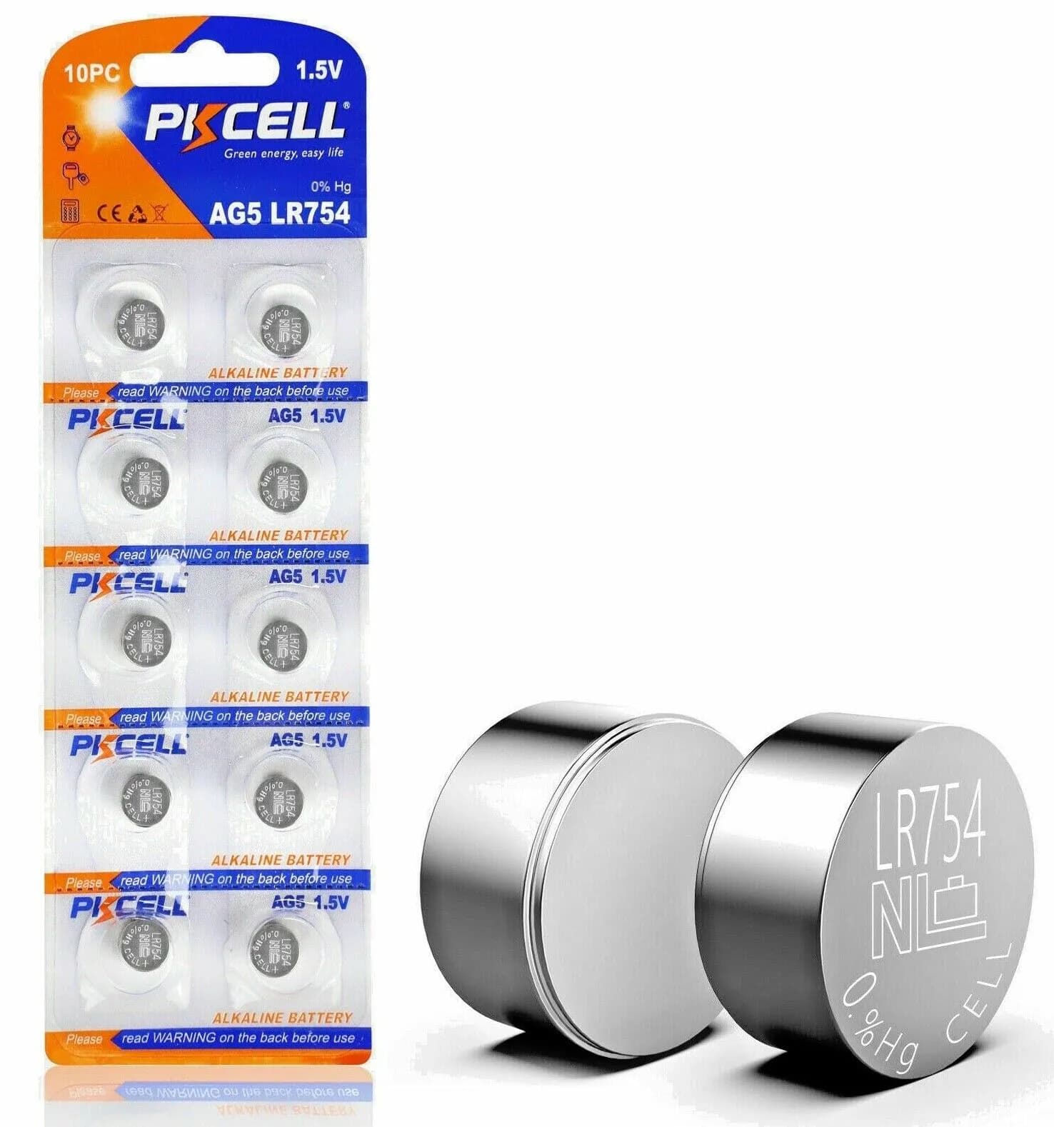 Pile de montre LR754 AG5 1.5V (1PCS)