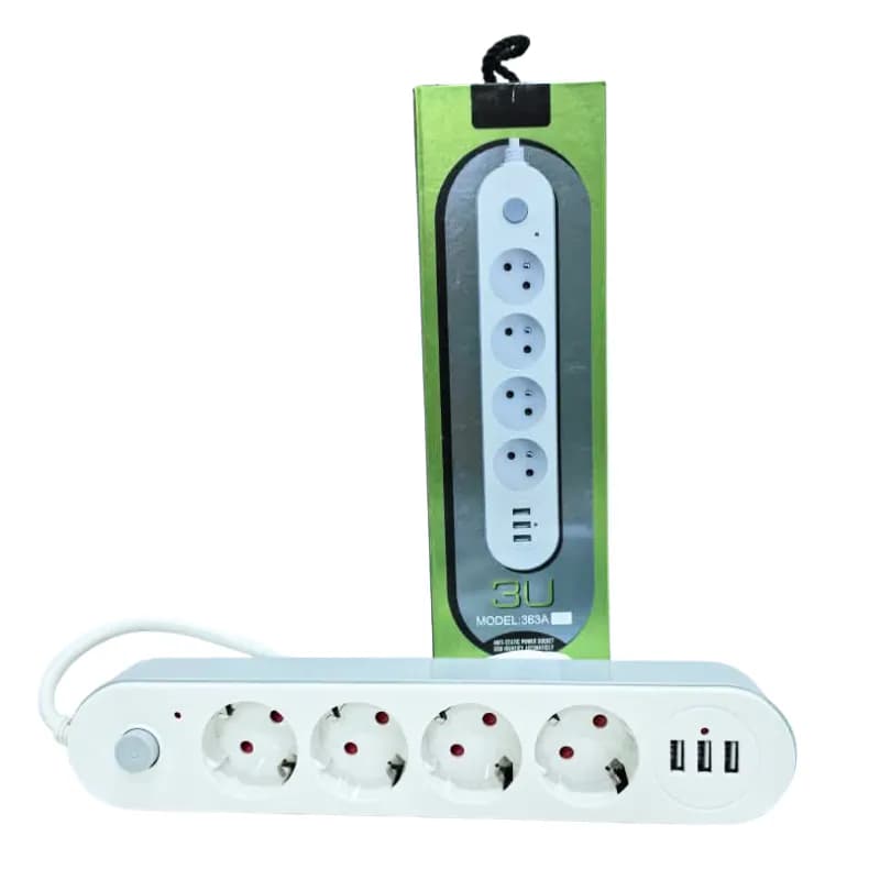 LDNIO SE4432 RALLONGE  4 prises de courant + 4 ports USB Chargeur (copy)