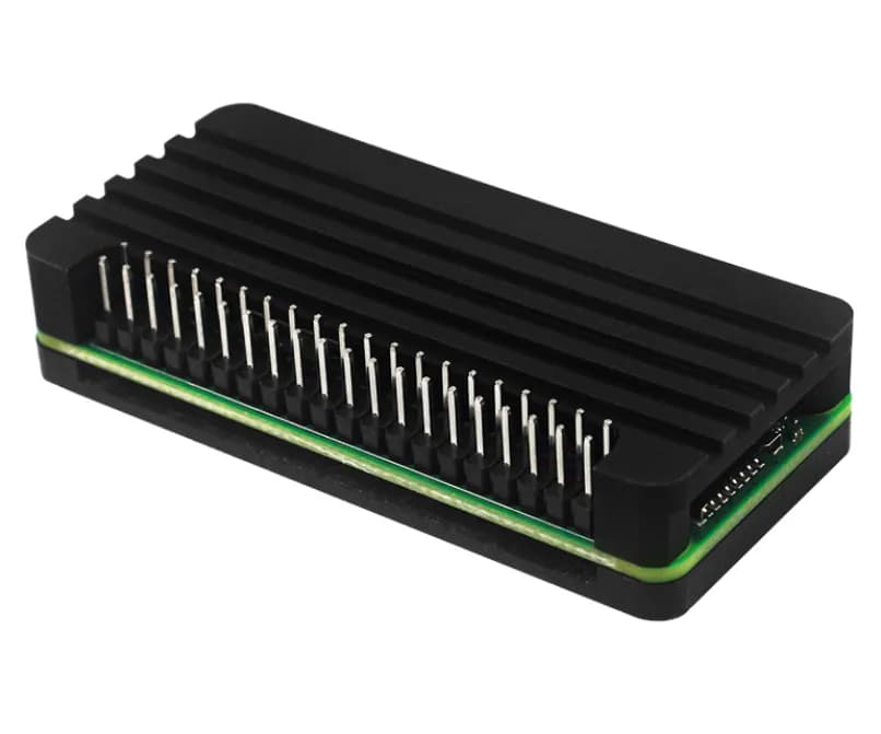 علبة ألومنيوم راسبيري بي زيرو 2W  GPIO عمودية