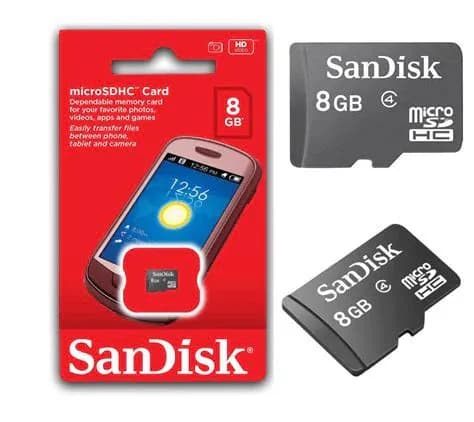 Carte mémoire 8GB microSDHC  Classe 10 