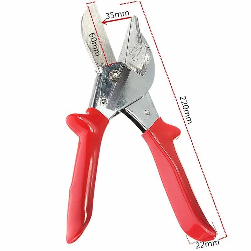 Coupe-chanfrein de goulotte en PVC 45 à 135 degrés