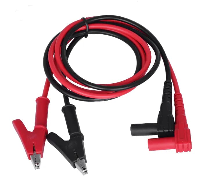 2pcs 4mm Fiche banane à Alligator Clip