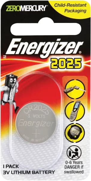 Batterie lithium Energizer CR2025 3V