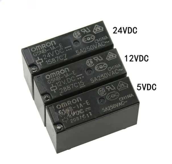 Relais Omron  G5NB-1A-E- 24VDC 5A 250VAC 4b