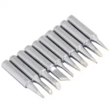 10pcs Metal 900M-T Soldering Iron Tips Set 42 mm