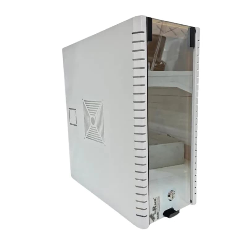 Grand Cabinet Mural Gris pour Caméras CCTV – 180 × 400 × 350 mm