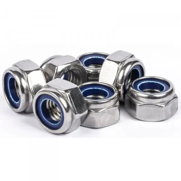 Inox Insert Hex Locknut M5