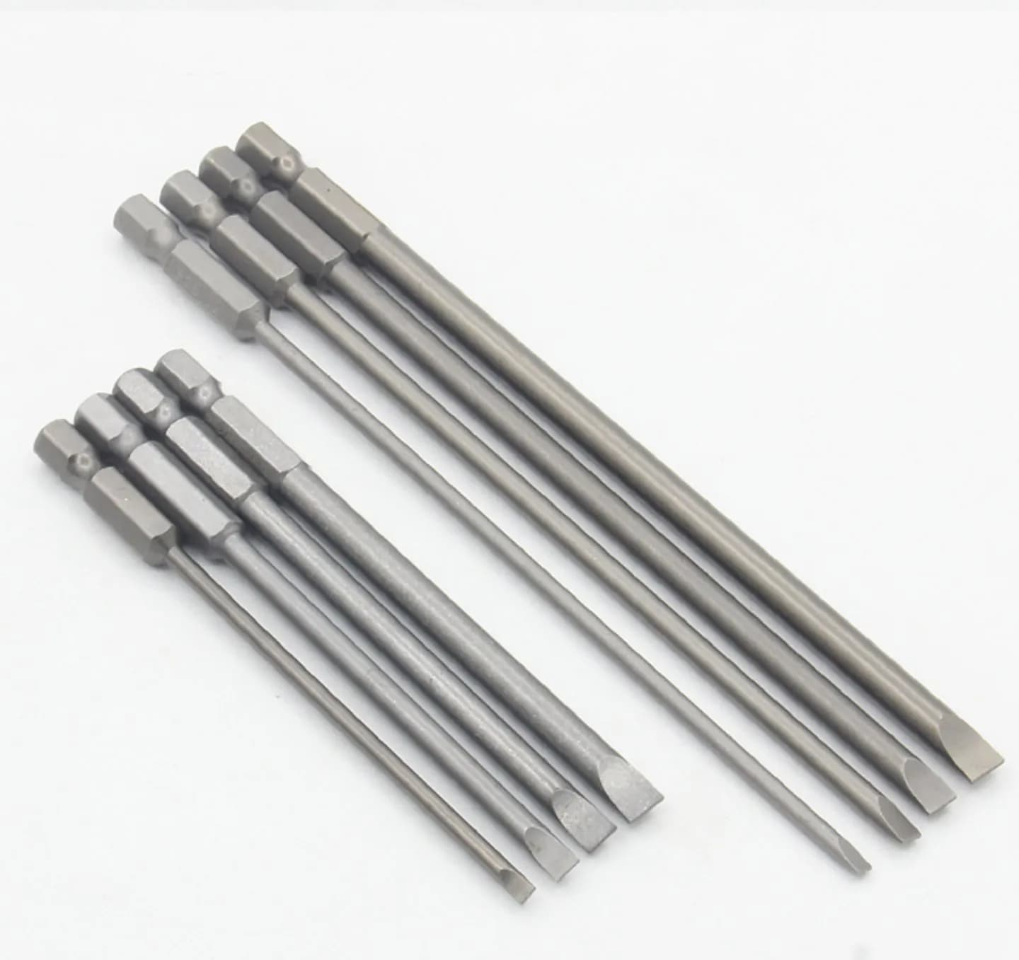 100 mm Flat Head  Screwdrivers Bits  3mm 4mm 5mm 6mm
