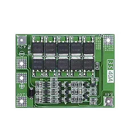 3S 11.1V 12.6V 40A 18650 Lithium Battery BMS Protection Board