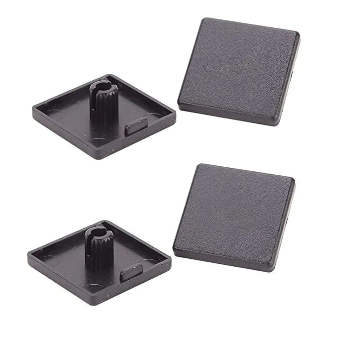 Black Nylon Aluminum Profile Vslot 2020 End Cap 