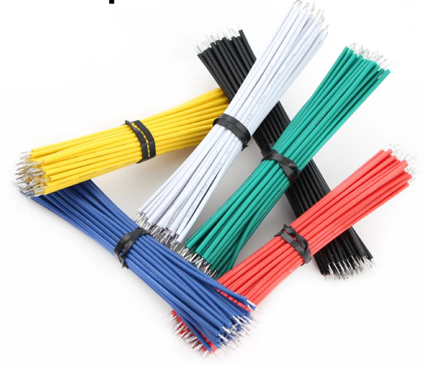 أسلاك توصيل للوحة التجارب 24AWG 20 سم