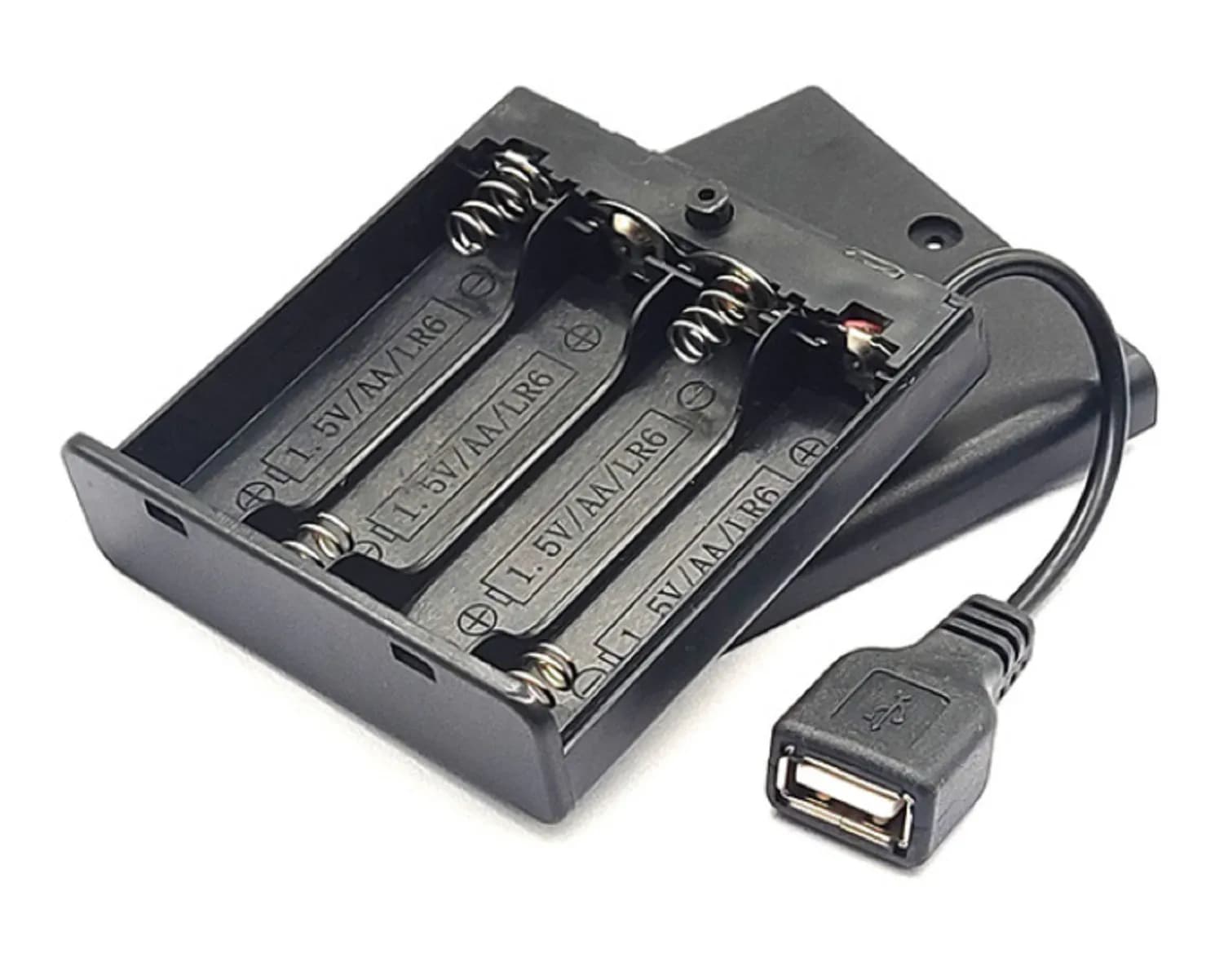 4XAA supports de piles  avec port d’alimentation USB
