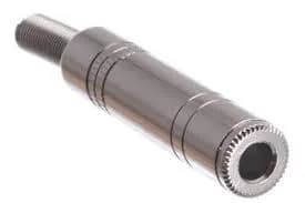 Métal 6.35 mm femelle 1/4 " stéréo jack socket connecteur