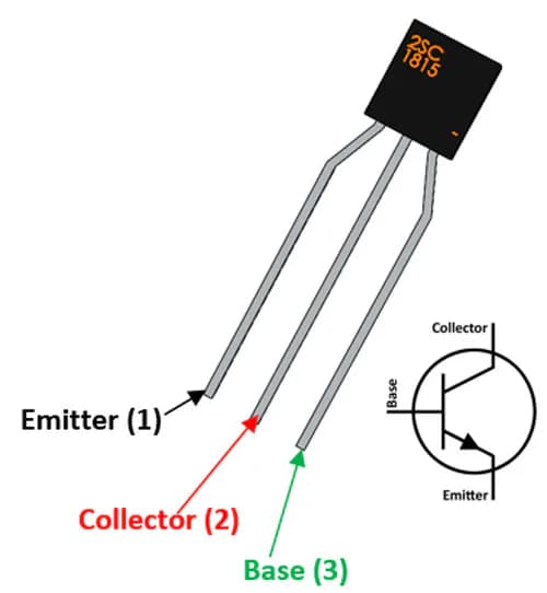  2SC1815 TO-92 0.15A/50 V transistor NPN 