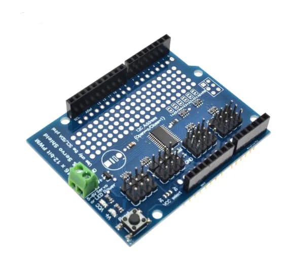 16-Channel 12-bit PWM/Servo Shield