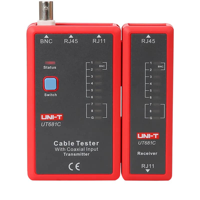 Testeur de câbles UNI-T UT681C RJ45/RJ11/BNC