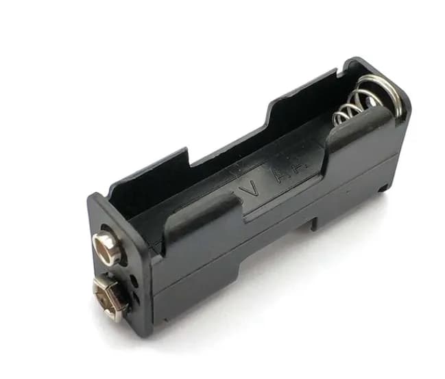 Dual Layers 1x2 2xAA battery Holder with 9V Connector