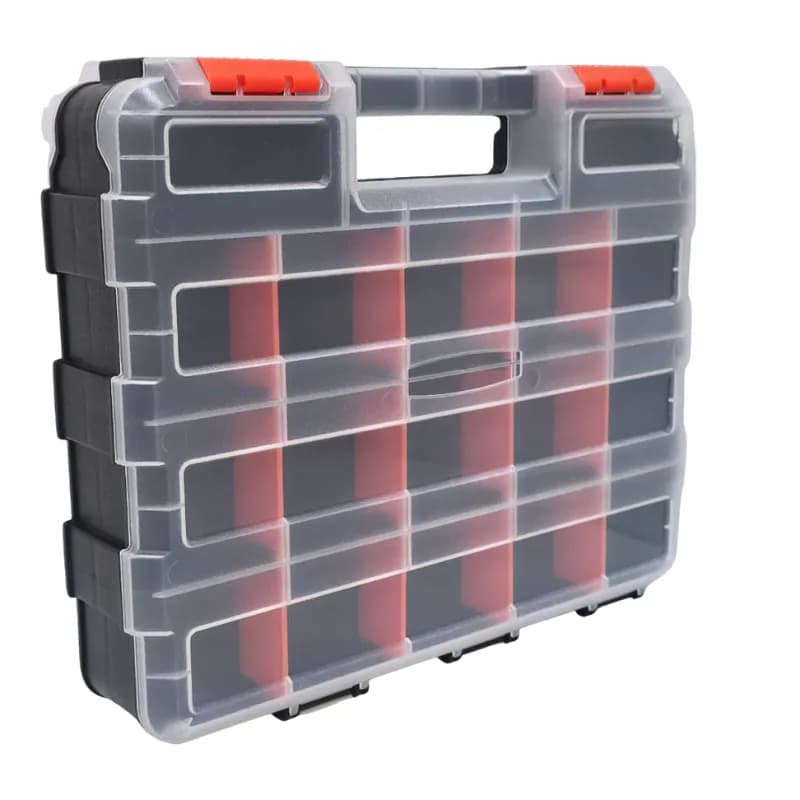 CAISSE À OUTILS EN PLASTIQUE 34 CASIERS ORA