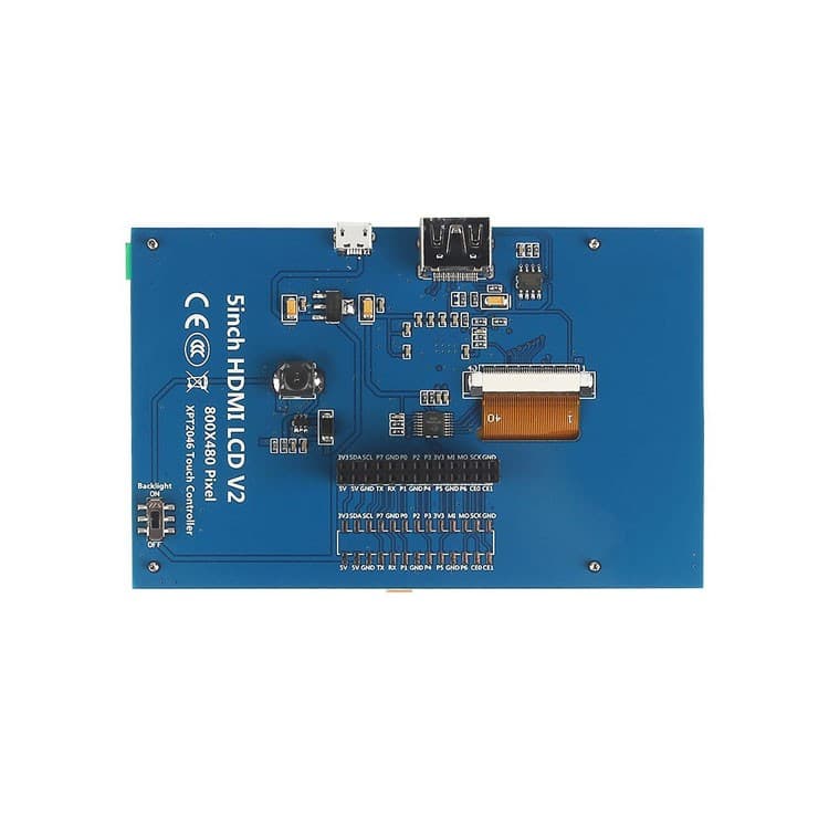 Ecran Tactile 5pouce 800x480 HDMI Pour Raspberry Pi  — image 1