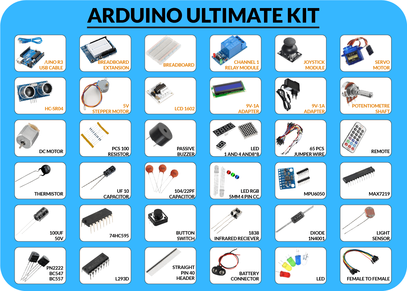Starter Kit pour Arduino R3 — image 1