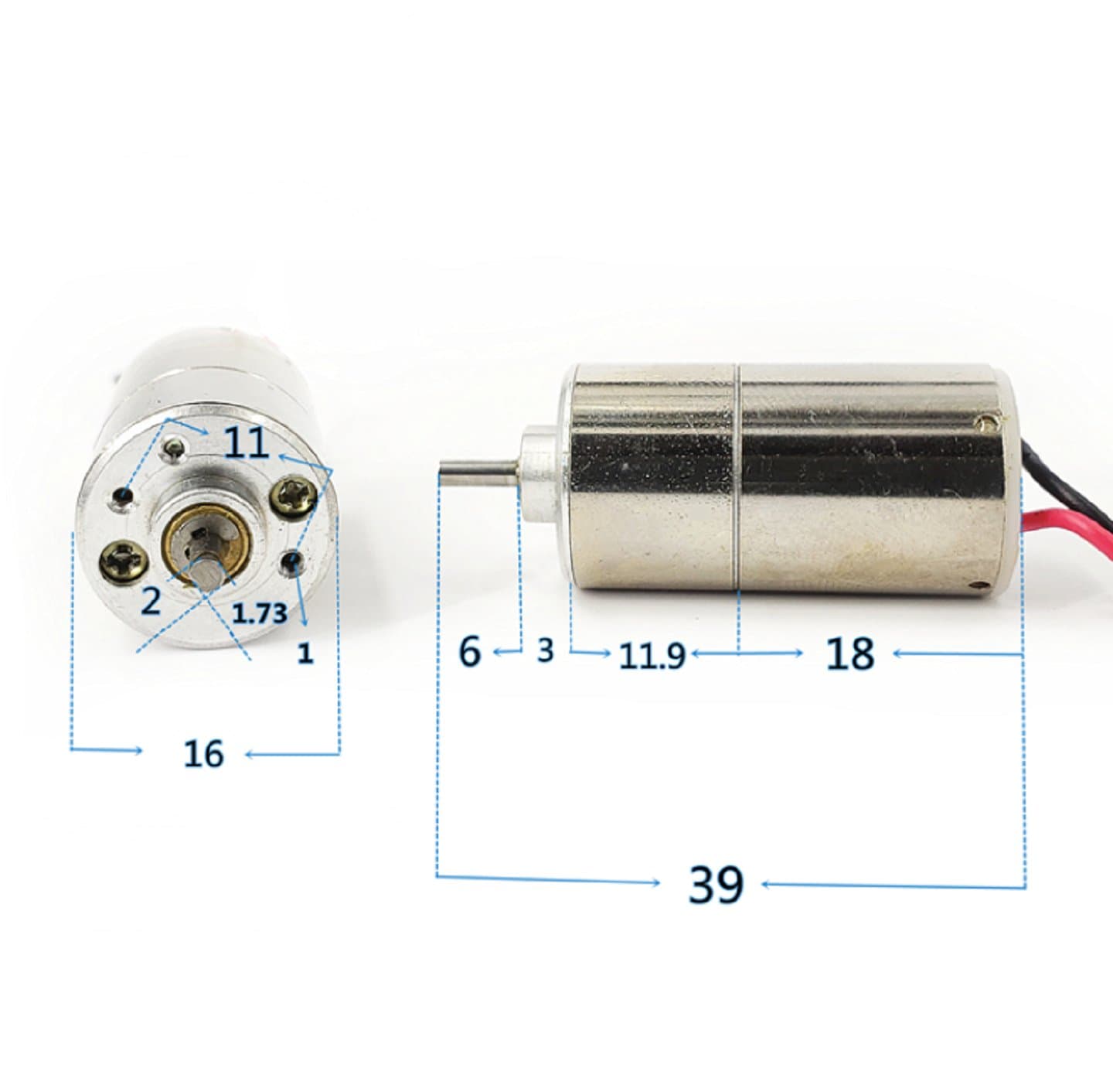 DC3V6V Precision Coreless Gear Motor — image 1