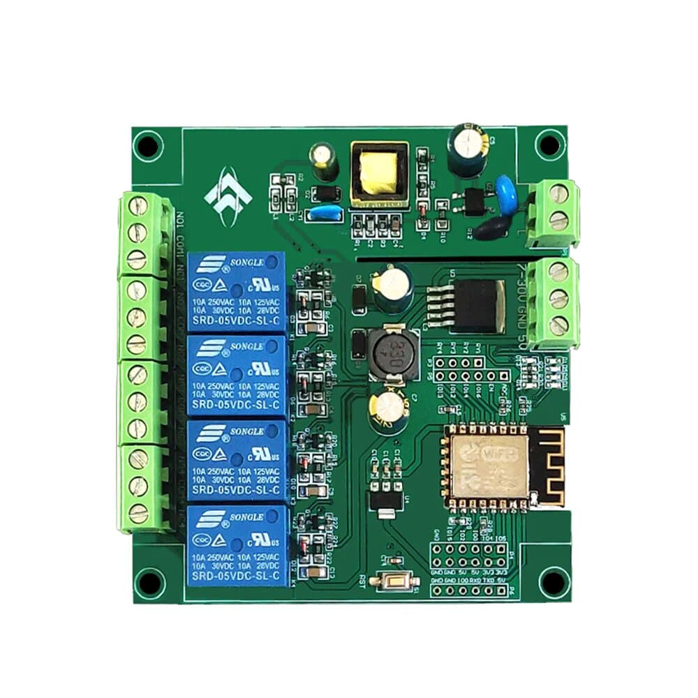 ESP-12F 5V/7-30V/220V Carte Relais 4 Canaux — image 1