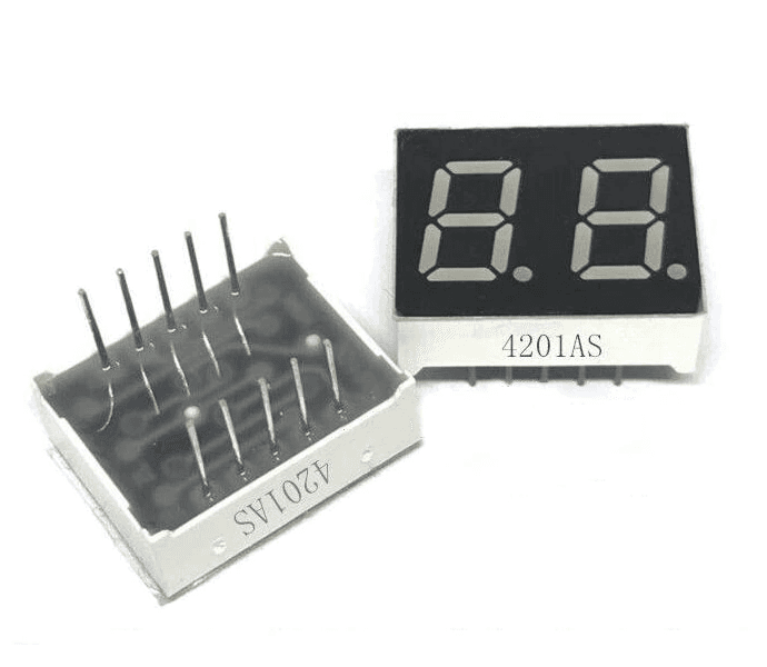 0.8 inch digital 7 Segments 2digits Red - Common Cathode — image 1