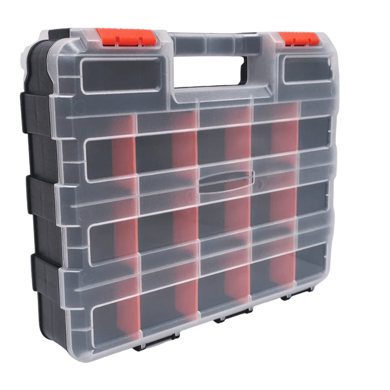 CAISSE À OUTILS EN PLASTIQUE 34 CASIERS ORA — image 1
