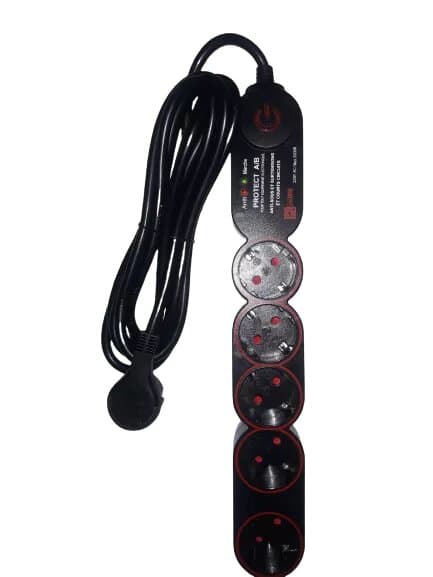 Power Strip 03 Outlets With Overload Protection CAM ELEC P3-3M — image 1