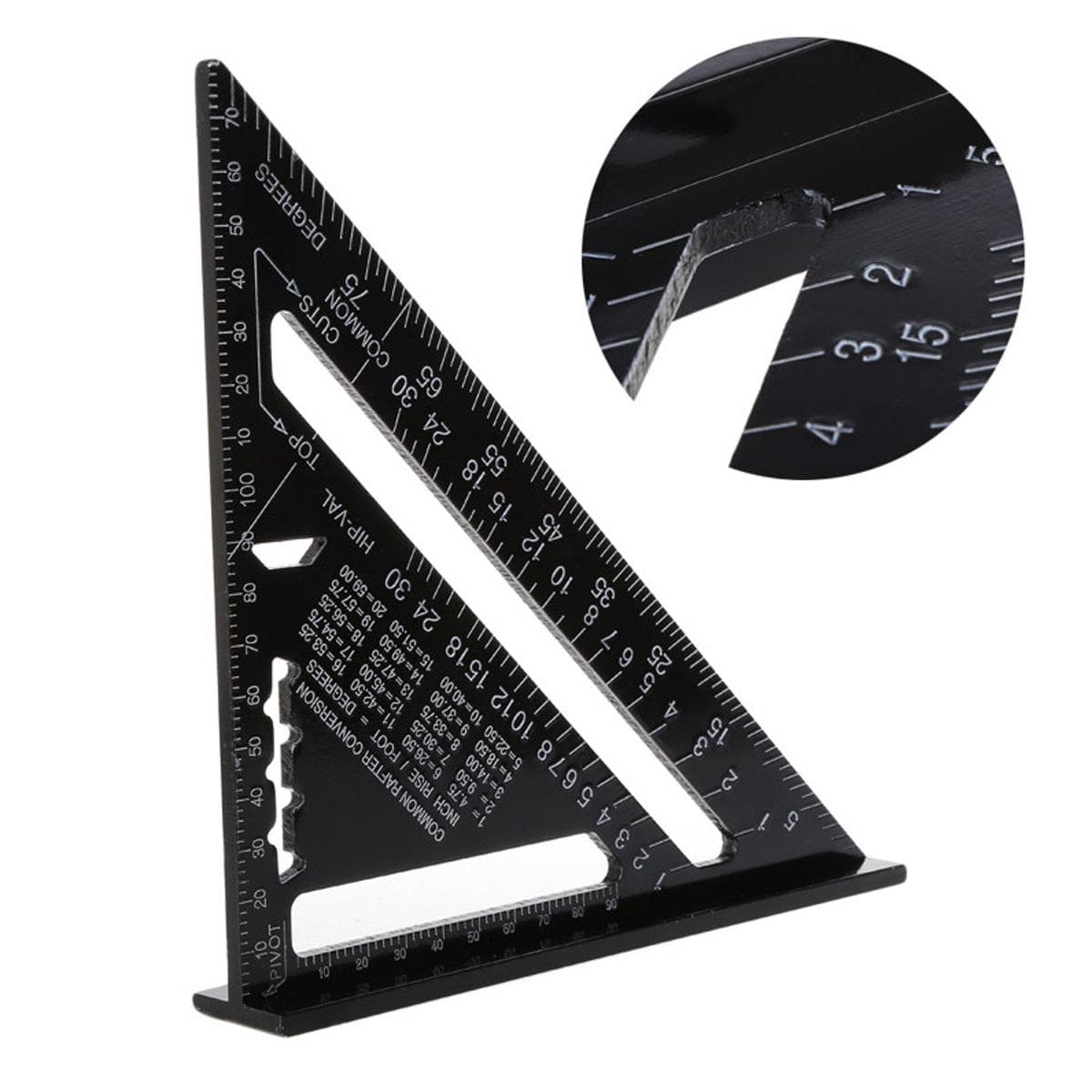 12Inch Aluminum Triangle Ruler — image 1